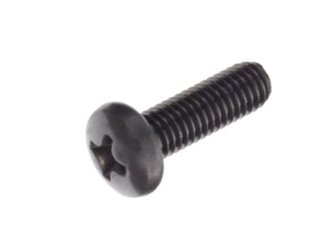 1/4-20 X 2 PHIL PAN M/S  BLACK ZINC